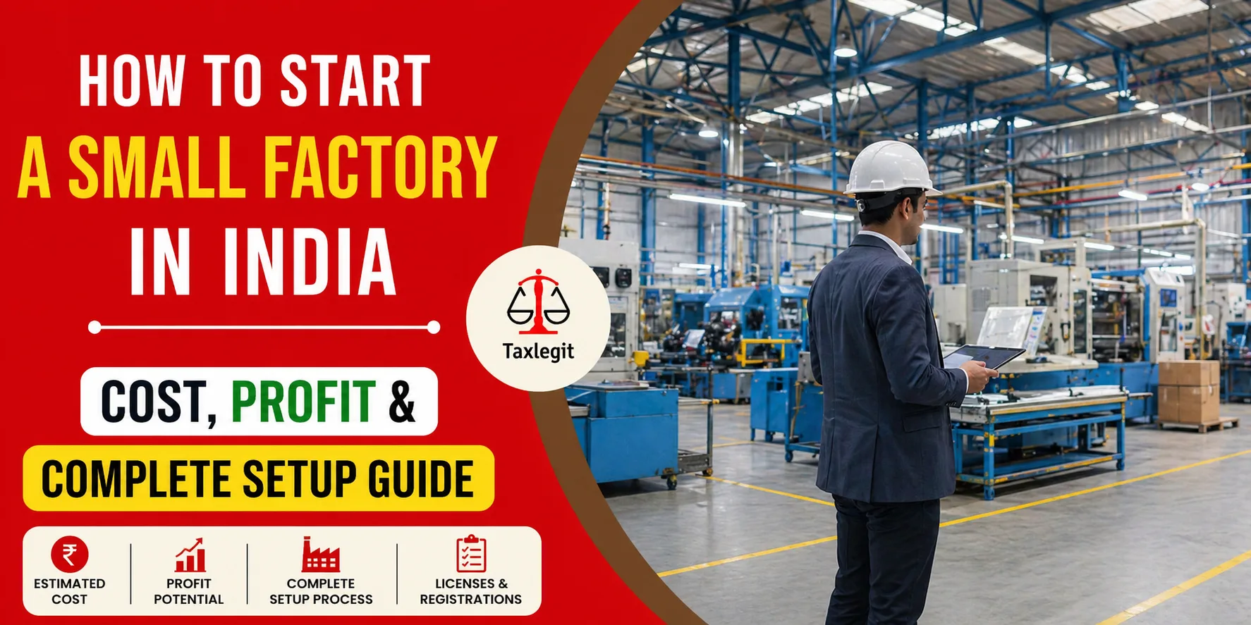 How to Start a Small Factory in India (Cost, Profit & Complete Setup Guide)