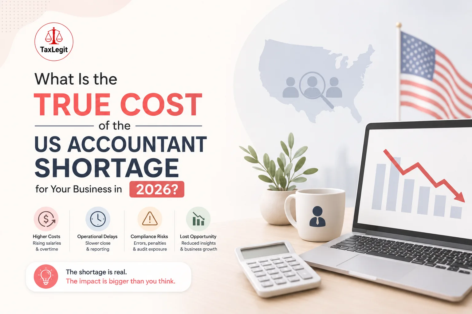 What Is the True Cost of the US Accountant Shortage for Your Business in 2026?